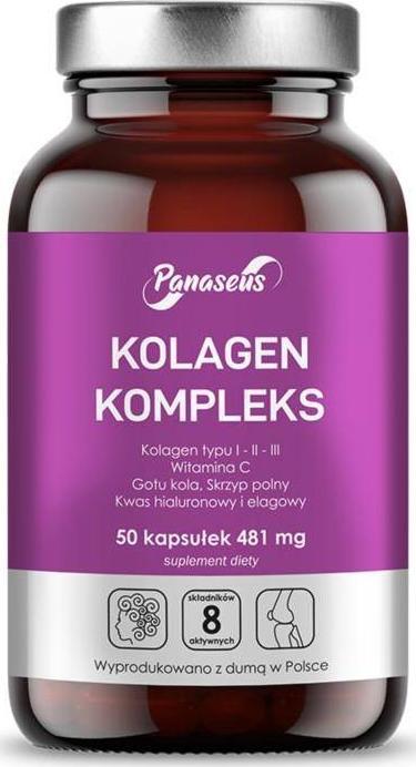 Yango Panaseus Kolagen Kompleks, 50 kapsułek - Długi termin ważności!