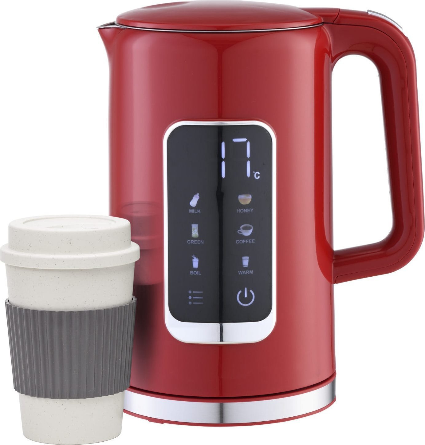 Czajnik Platinet PEKR723R + Kubek Biały