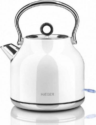 Czajnik Haeger Art Deco Biały