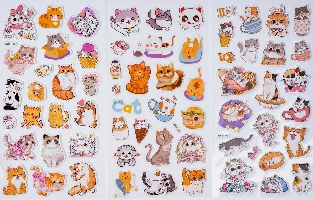 Naklejki plastikowe MIX EDUKAMP