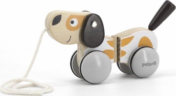 Viga Toys Viga PolarB Drewniany Piesek do Ciągnięcia