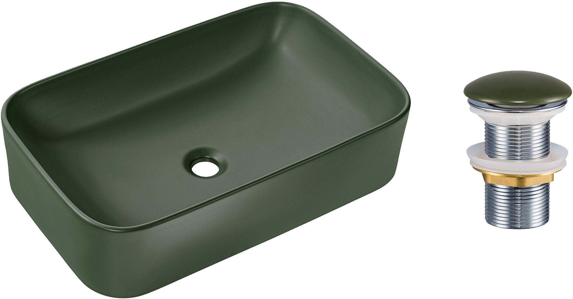 Zestaw Umywalkowy z Korkiem Click-Clack