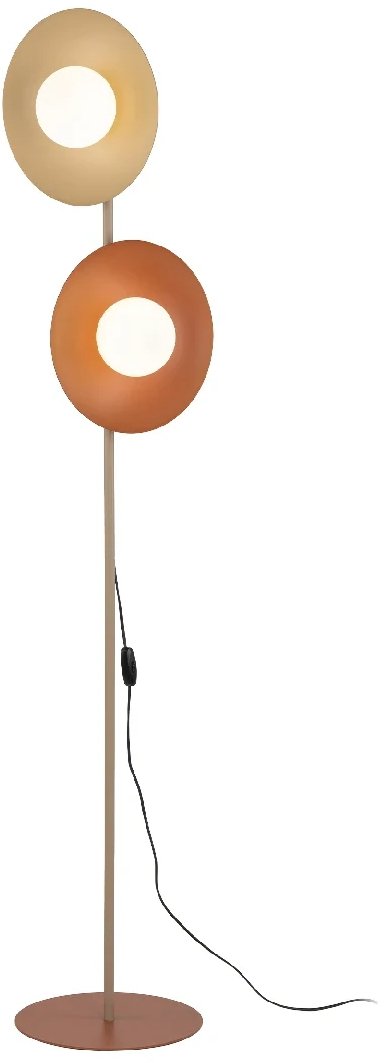 Salonowa lampa stojąca Slate Mix 16138 mleczne kule wielokolorowy