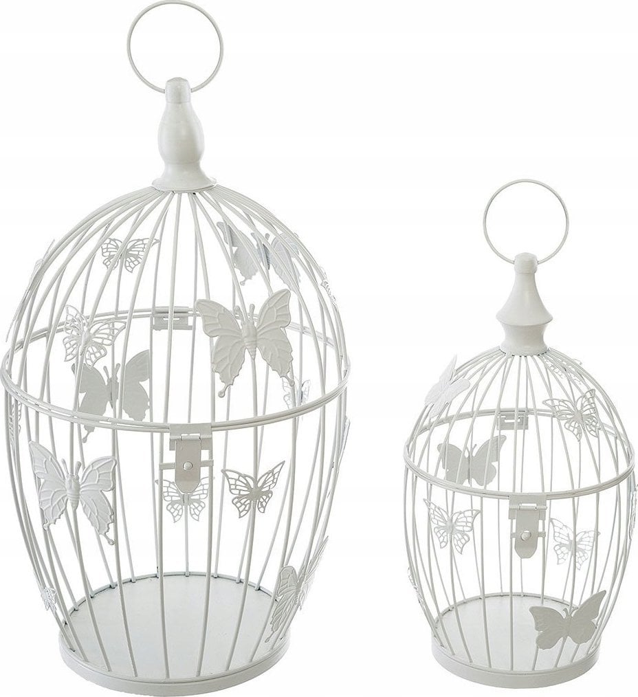 Atmosphera Klatki dekoracyjne do kompozycji, komplet z motywem motyli