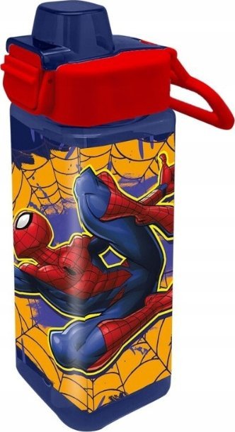 Kids Euroswan Bidon kwadratowy 500ml PP Spiderman 843396 Kids Euroswan