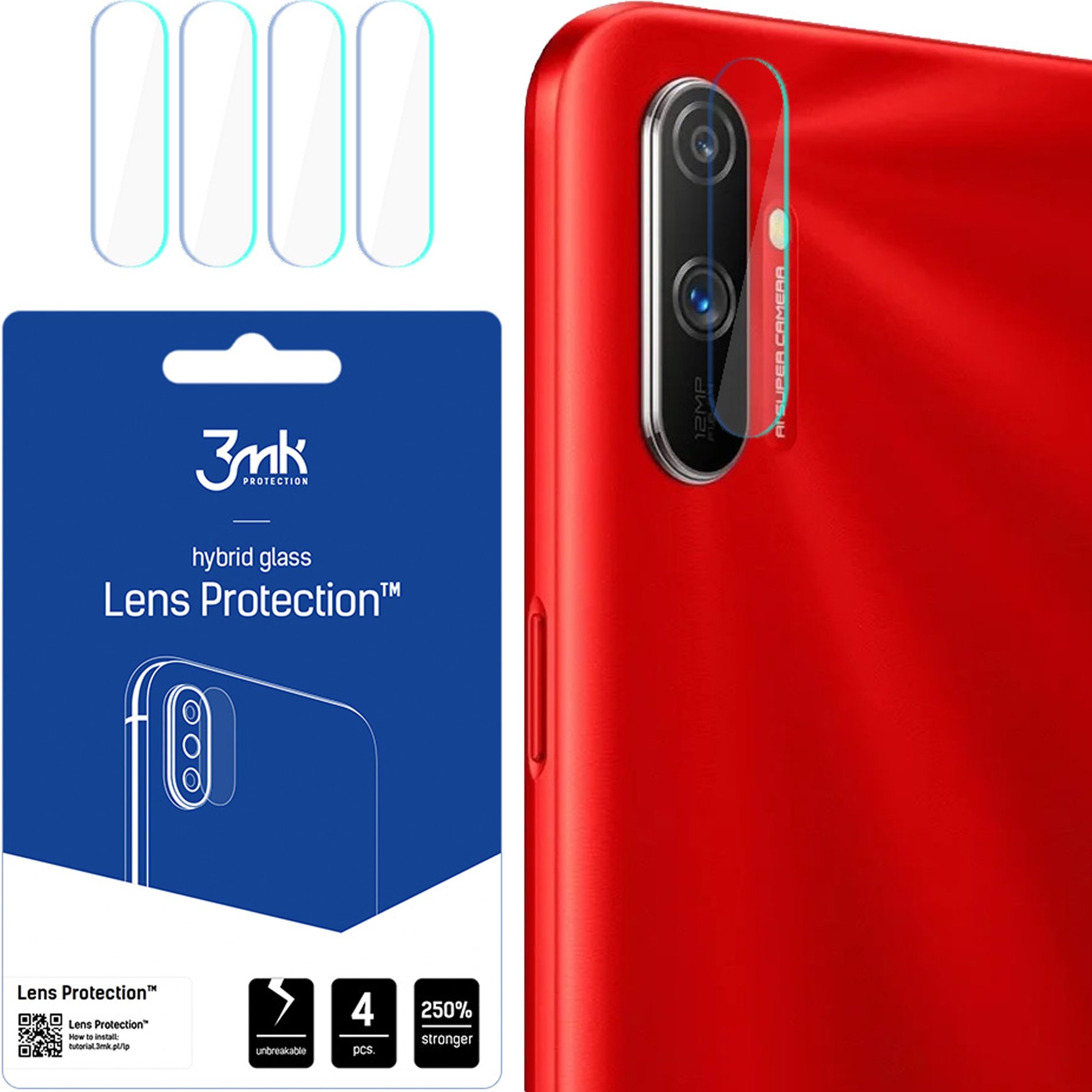 REALME C3 - 3MK LENS PROTECTION