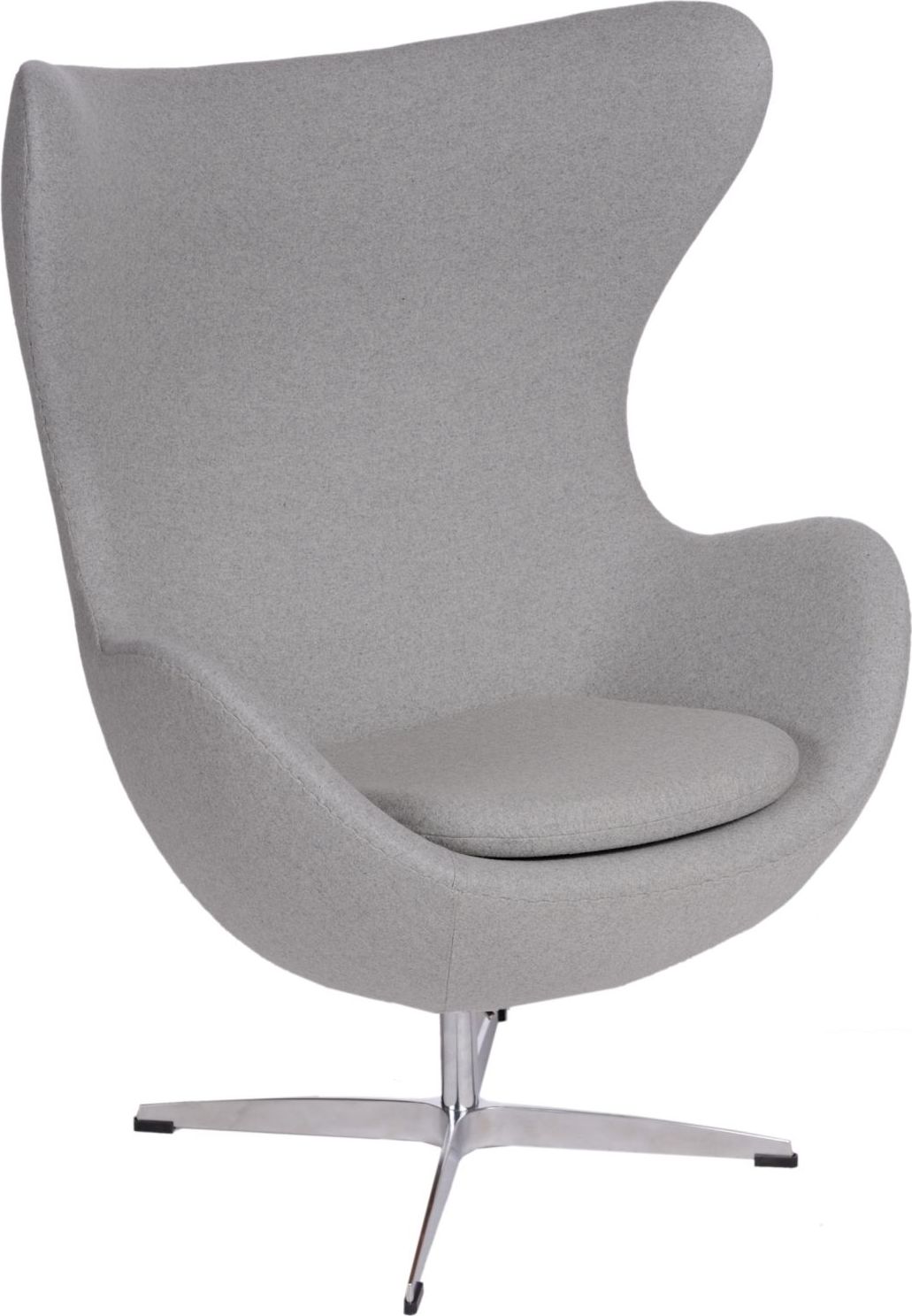 D2 Design Fotel Jajo 129 Premium popielaty