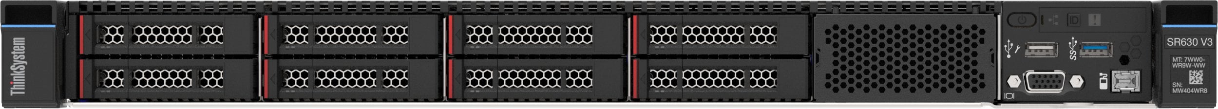 SR630 V3 Xeon Silver 4514Y 16C 2.0GHz,32GB,8 SAS/SATA,9350-8i 2GB,1x1100W,XCC2 Platinum