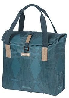 Torba na bagażnik BASIL ELEGANCE BICYCLE SHOPPER 20-26L Hook On System, wodoodporna estate blue (NEW)