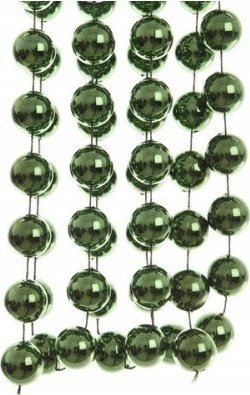 Kaemingk Sznur koralików girlanda na choinkę zielony 2,7 m