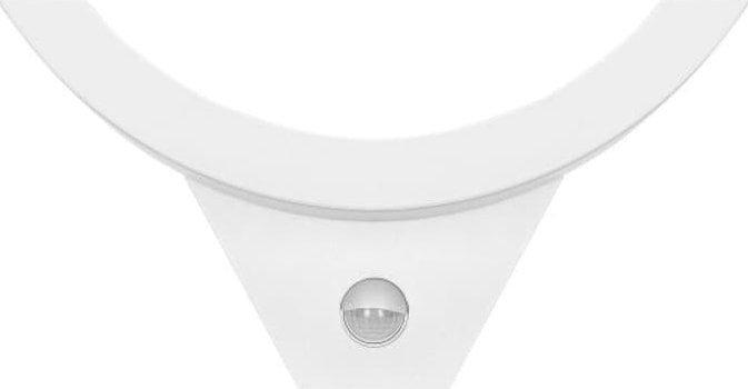 Kinkiet Orno SPINEL LED 10W, oprawa ogrodowa z czujnikiem ruchu 140, 800lm, IP54, 4000K, IK10, biała,AD-OP-6119WLPMR4