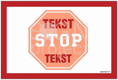 ZN028 - Znak na zamówienie Wzór B-016 75x50