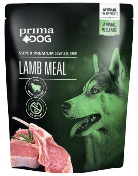 PRIMADOG LAMB MEAL 260 G. POUCH
