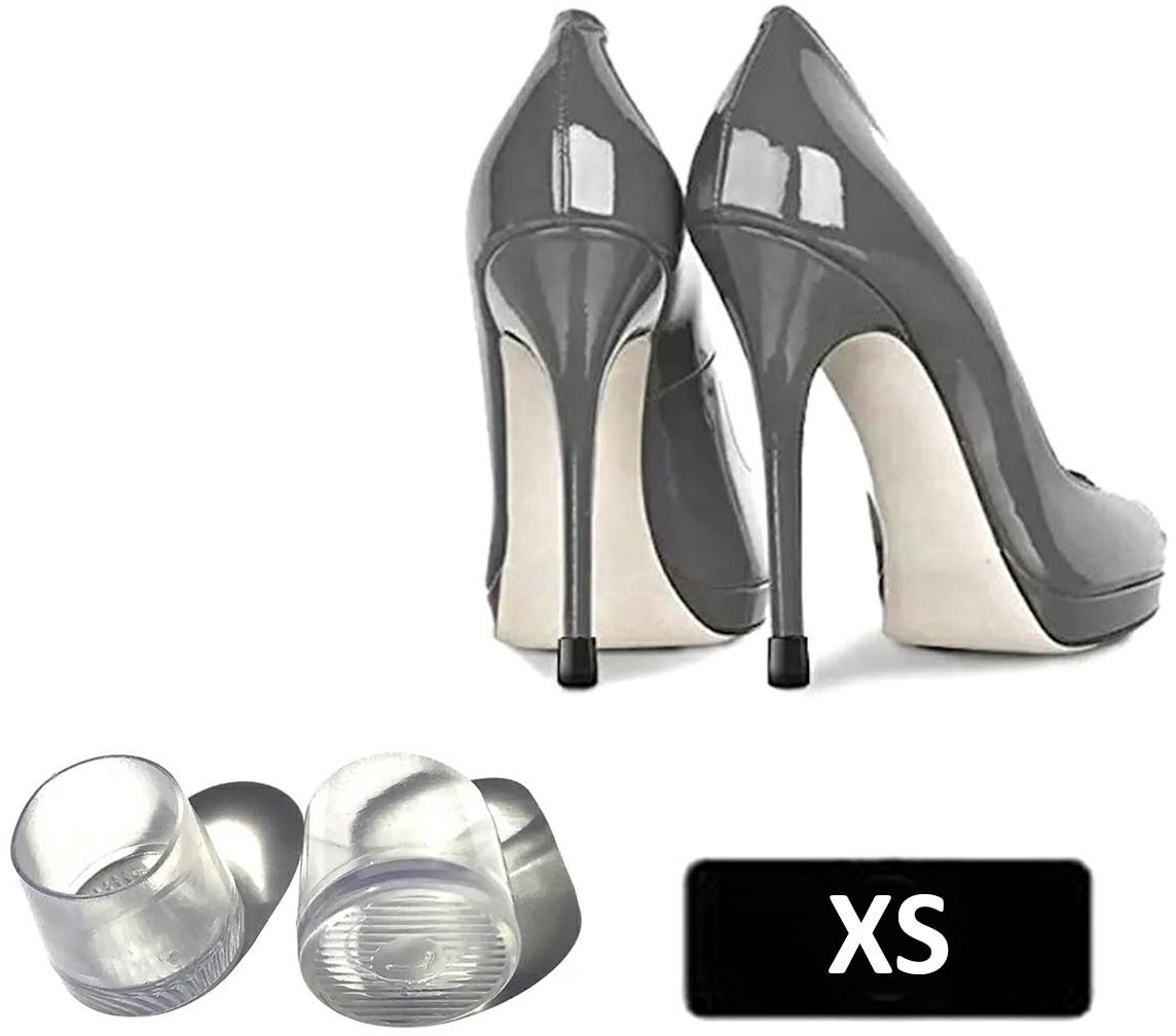 AG836G Osłonki na obcasy roz. xs bezbarwny