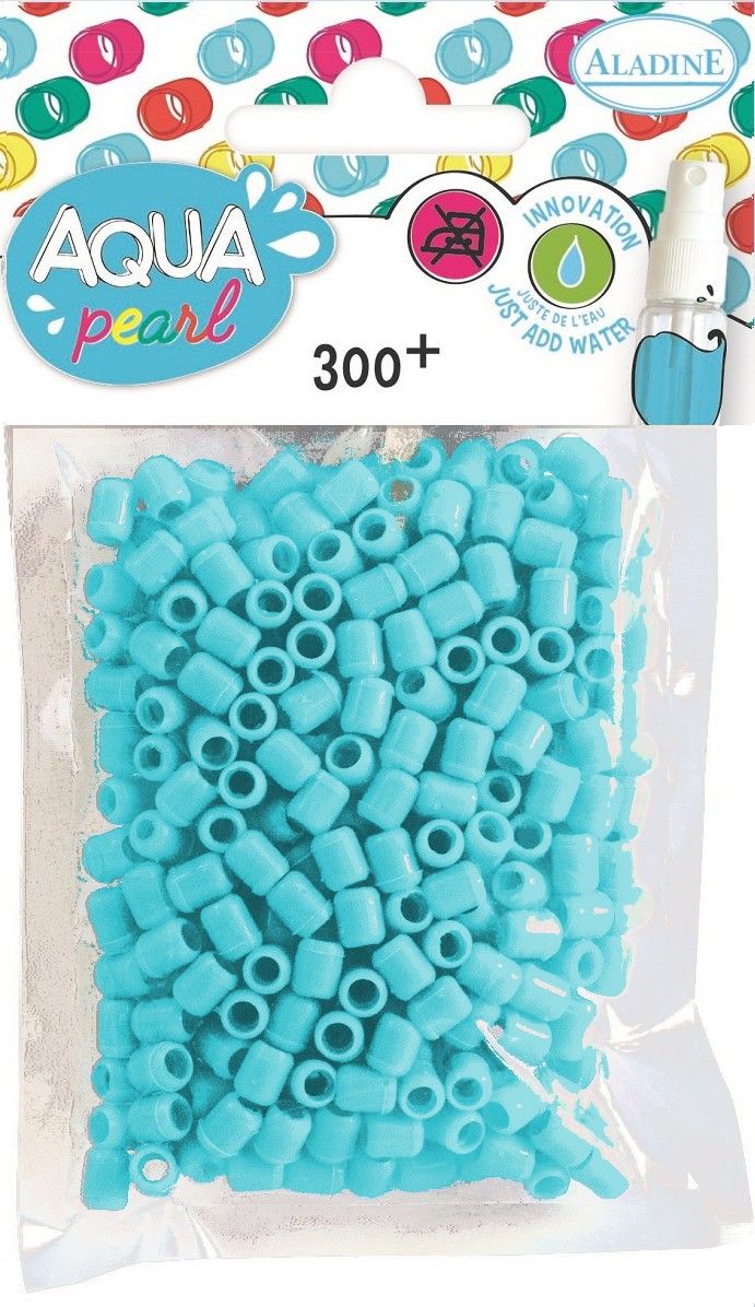 Aladine Koraliki Aqua pearl 300 szt. Błękitne