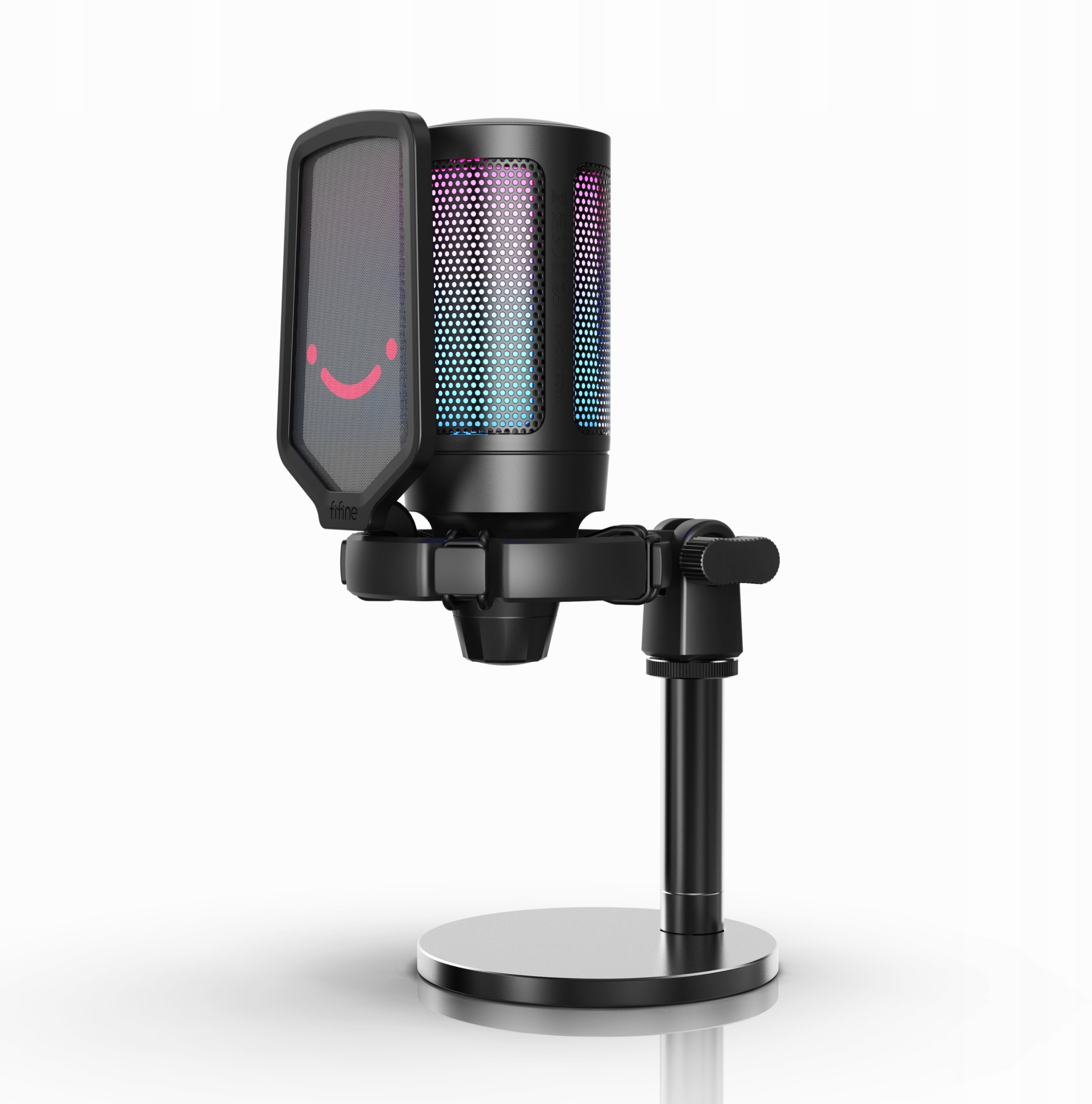 Mikrofon pojemnościowy studyjny Fifine A6 AMPLIGAME USB RGB PnP gamingowy