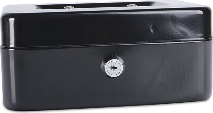 Donau Kasetka na pieniądze DONAU, średnia, 200x90x160mm, czarna