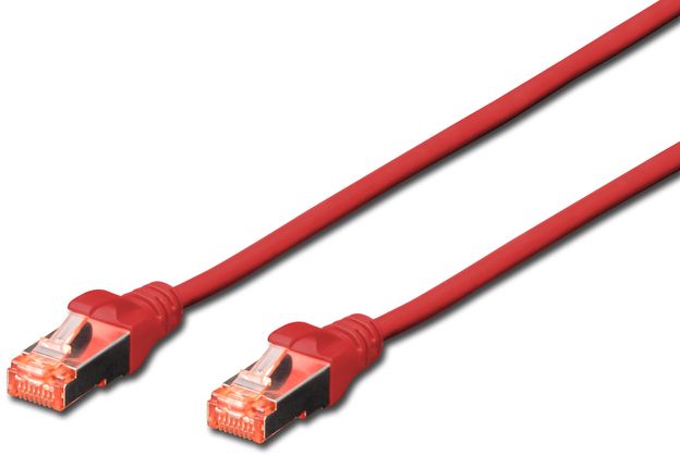 Digitus Patchcord CAT6, S-FTP, 3m, czerwony, 10 sztuk (DK-1644-030-R-10)