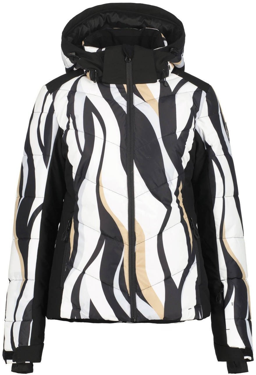 Icepeak moteriška slidinėjimo striukė FLIPPIN, juodai marga