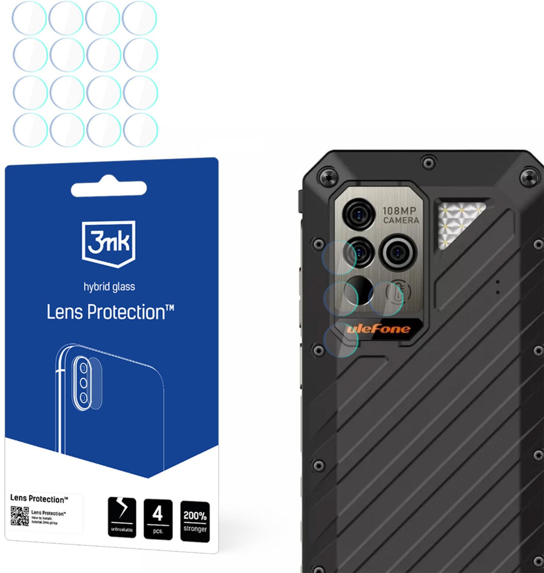 ULEFONE POWER ARMOR 18 / 18T / 18 ULTRA - 3MK LENS PROTECTION