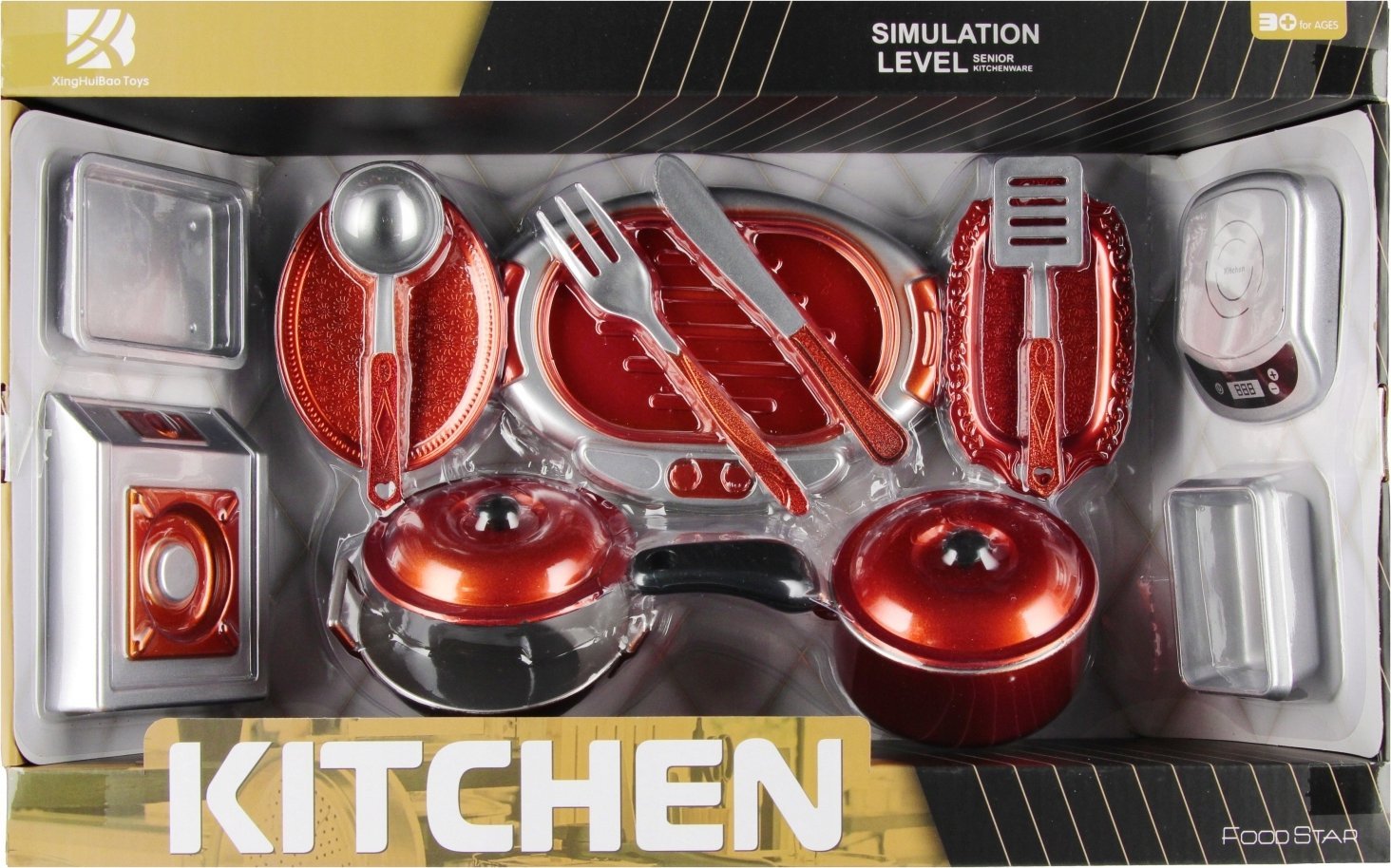 Mega Creative NACZYNIA KUCH KUCHENKA WAGA 42X27X10 MC WB 24