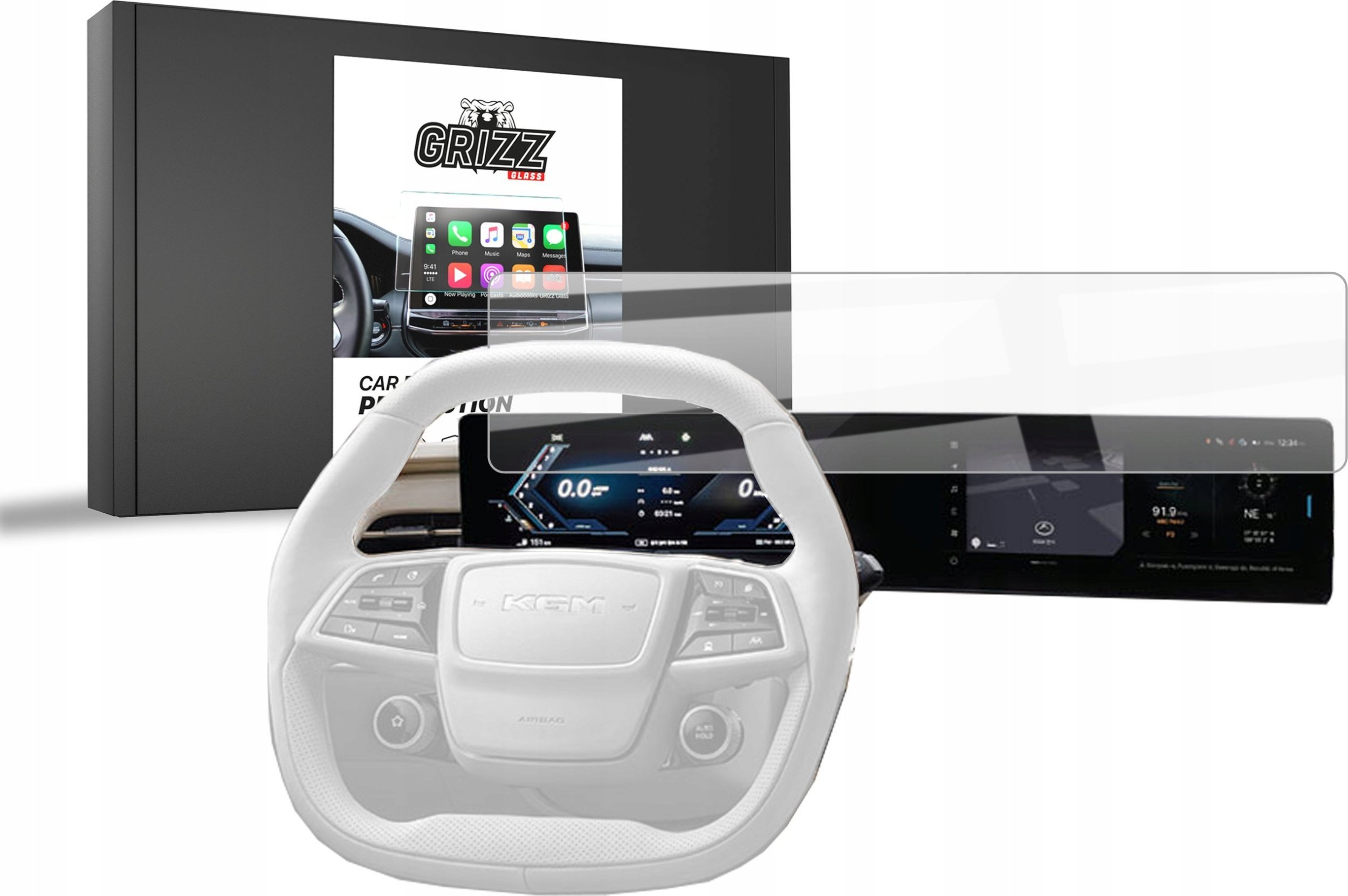 Folia ceramiczna GrizzGlass CarDisplay Protection do SsangYong Actyon (2024-2025)