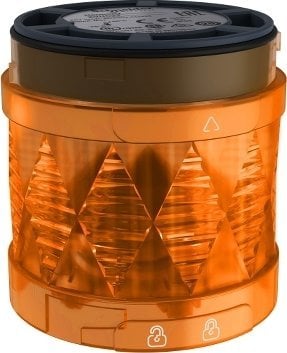 Schneider Electric Zespół z podświetl. LED światło ciągłe pomarańczowa fi 60mm IP65 24V AC/DC XVUC25