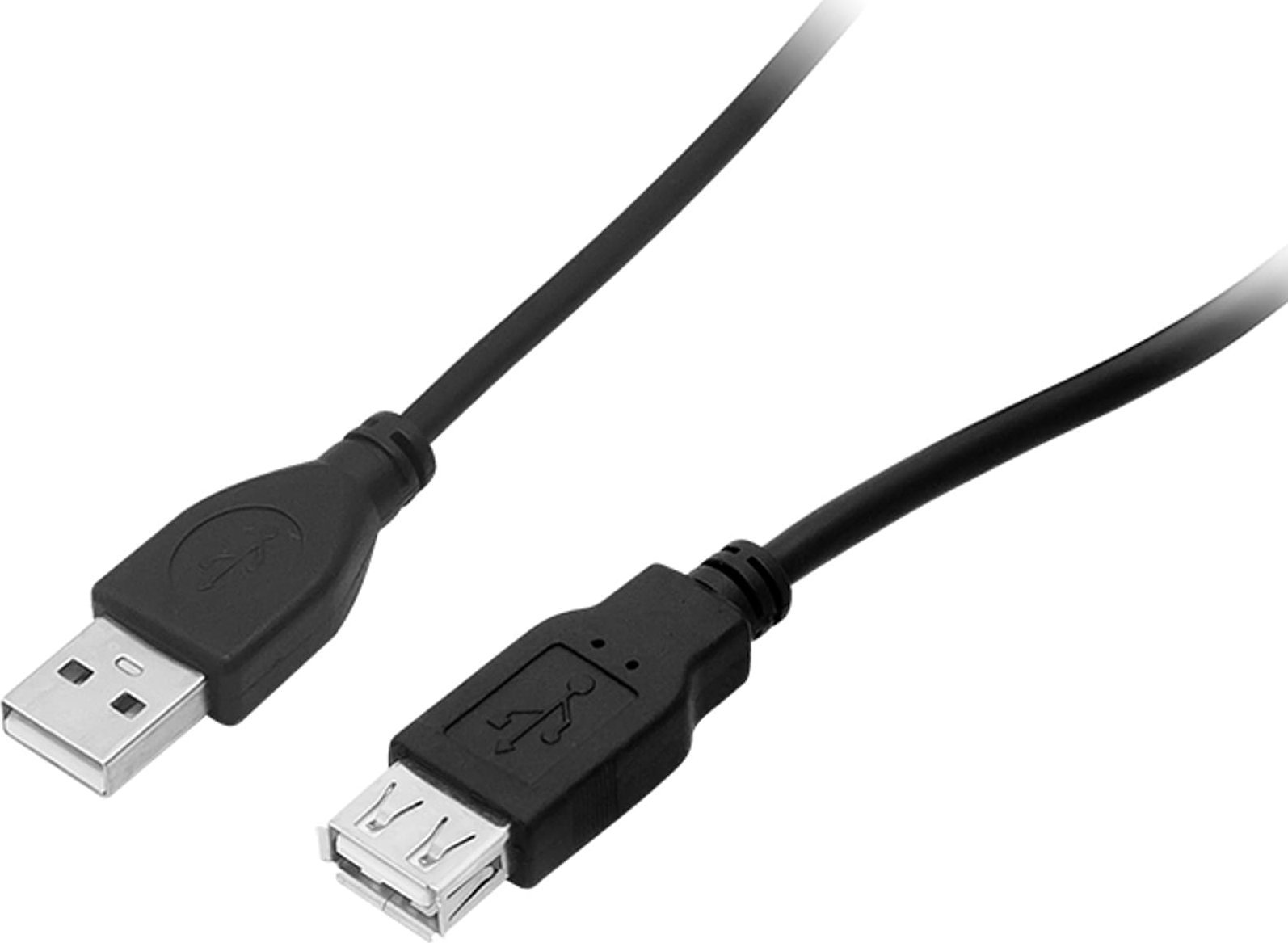Kabel USB Blow USB-A - USB-A 3 m Czarny