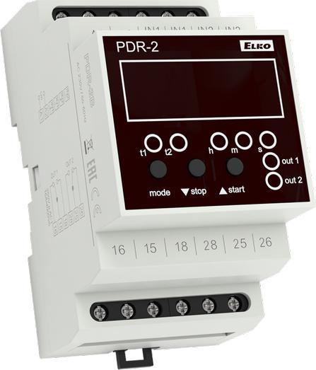 ELKO EP ELKO EP CYFROWY WIELOFUNKCYJNY PRZEKAŹNIK CZASOWY PDR-2/B/230