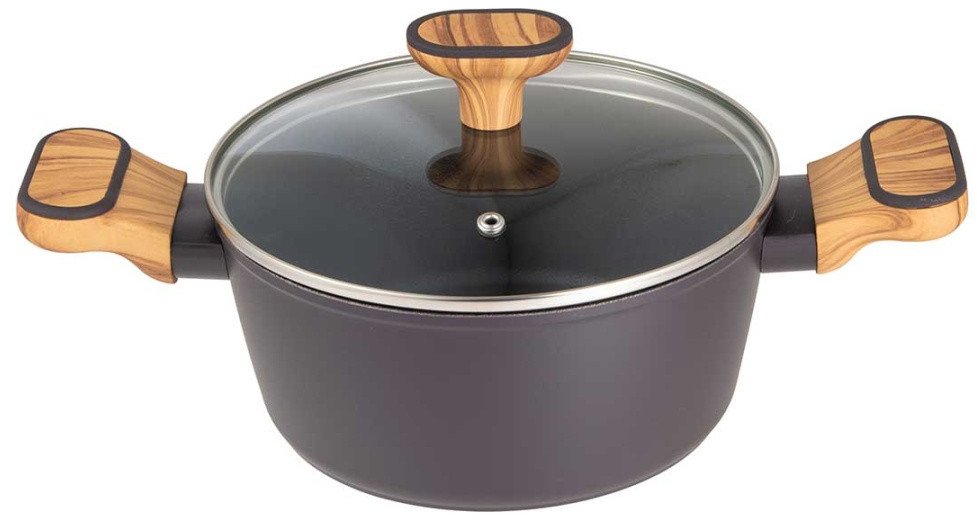 GARNEK MULTICLAD 20cm Z POKRYWĄ BERGNER BG-56036 CHARCOAL