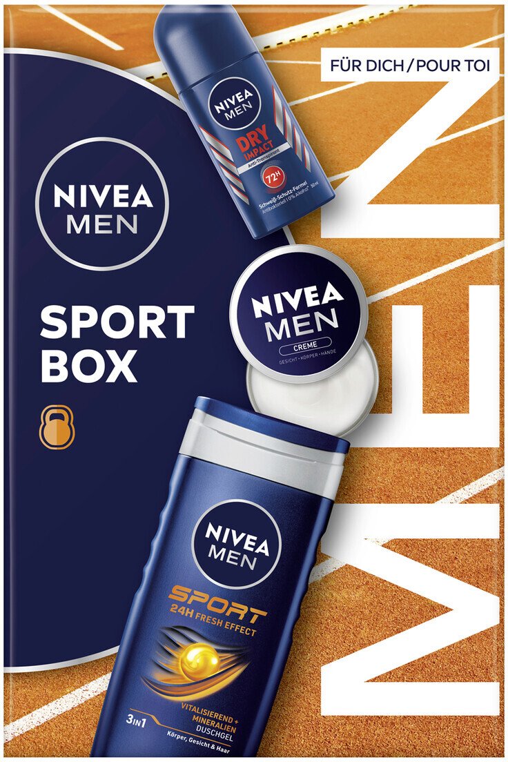 Nivea Men Sport Zestaw pielęgnacyjny dla mężczyzn 150ml