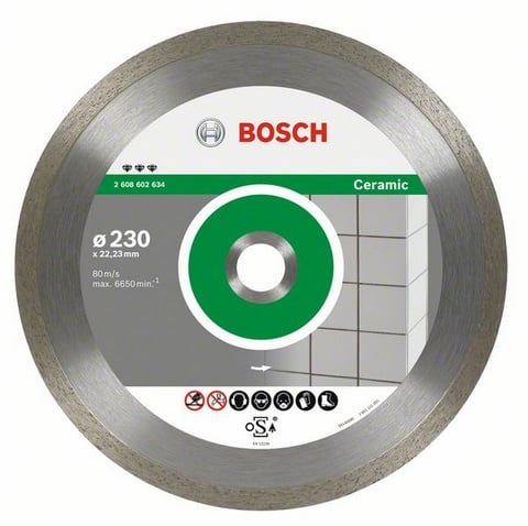 Bosch Tarcza tnąca diamentowa Best for Ceramic 230x22x2,4mm 2608602634