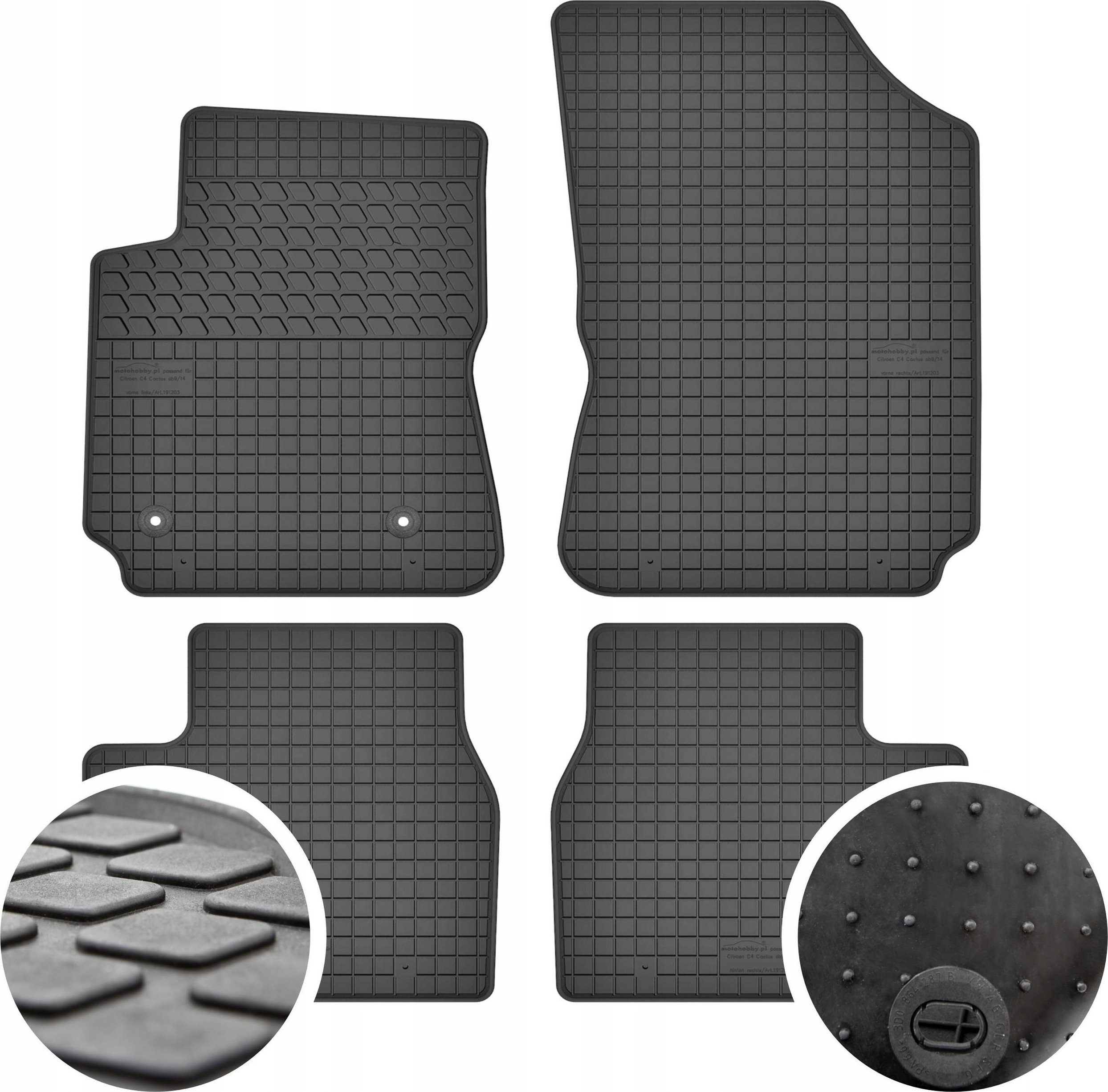 GeyerHosaja Dywaniki gumowe do Citroen C4 Cactus