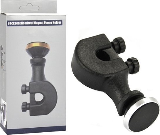 Vega UCHWYT UNIWERSLANY SAMOCHODOWY MAGNETYCZNY Z MOCOWANIEM NA ZAGŁÓWEK HQ CZARNY AS2>