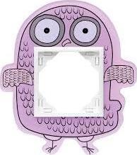 Efapel EFAPEL KIDS RAMKA 1-KROTNA FIOLETOWA SOWA 90910 FS
