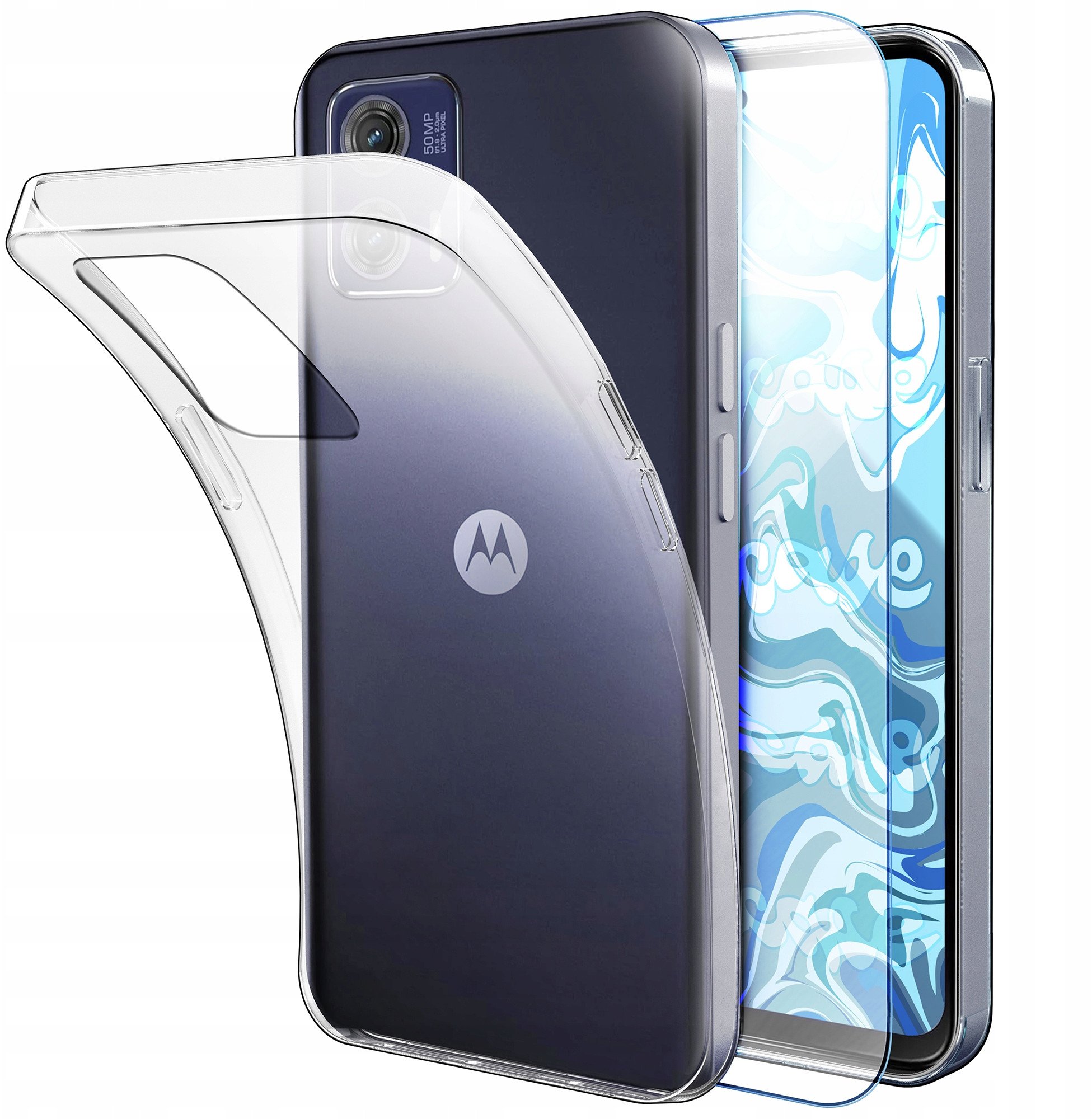 ETUI DO MOTOROLA MOTO G73 OBUDOWA CASE SILIKON SLIM POKROWIEC COVER SZKŁO