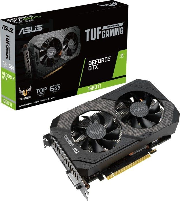 Karta graficzna Asus TUF GeForce GTX 1660 Ti Gaming Evo 6GB GDDR6 (TUF-GTX1660TI-6G-EVO-GAMING)