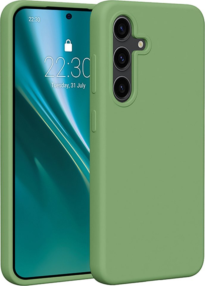 Etteri Nakładka Etteri Silicone Case do Samsung Galaxy S24 jasnozielona