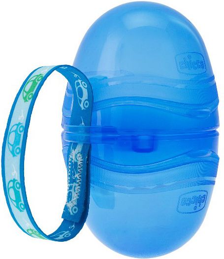 Chicco Podwójne etui do smoczka Niebieskie