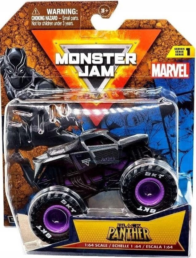 Monster Jam 1:64 Marvel die-cast