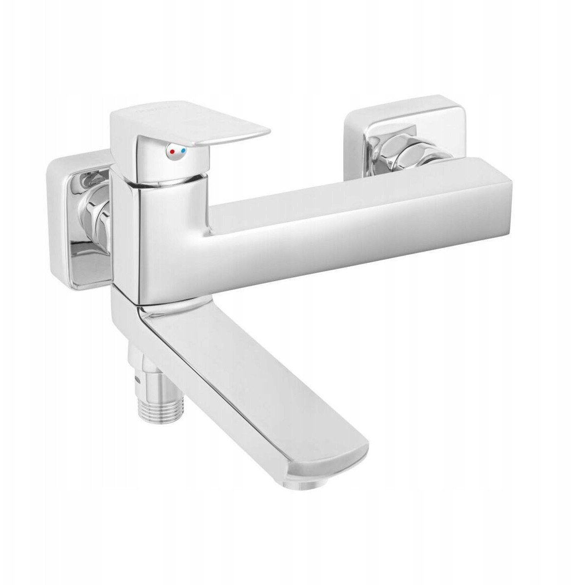 FERRO LIPPI bathroom faucet, wall-mounted, with swivel spout, chrome color.