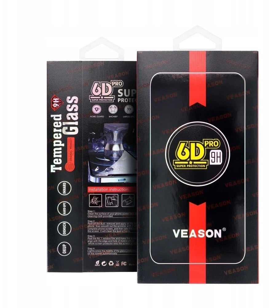 Szkło Hartowane 6D Pro Veason Glass - do Xiaomi Redmi A5 4G czarny