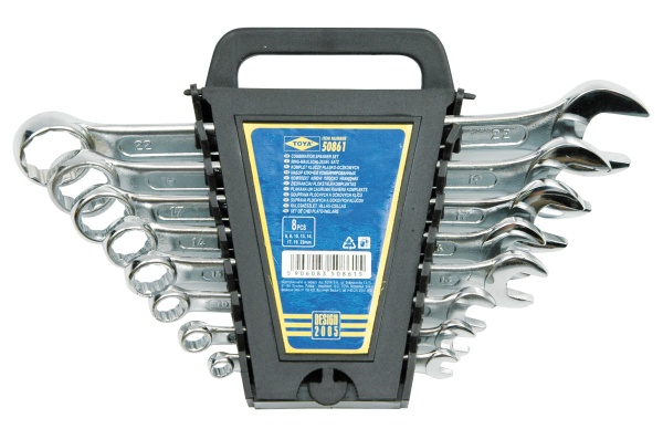 Vorel Zestaw kluczy płasko-oczkowych 6-22mm 12szt. (50871)