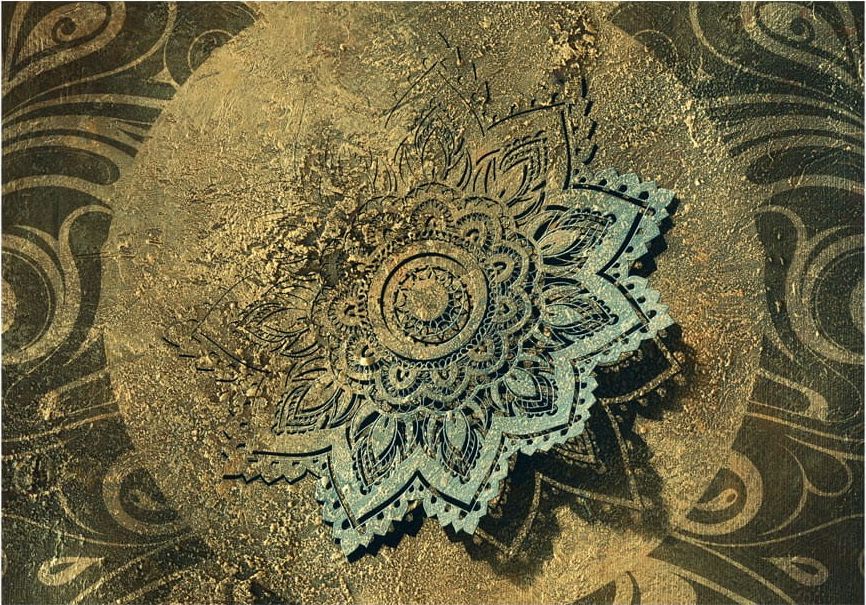 DecoNest Fototapeta - Złoty skarb - 100X70