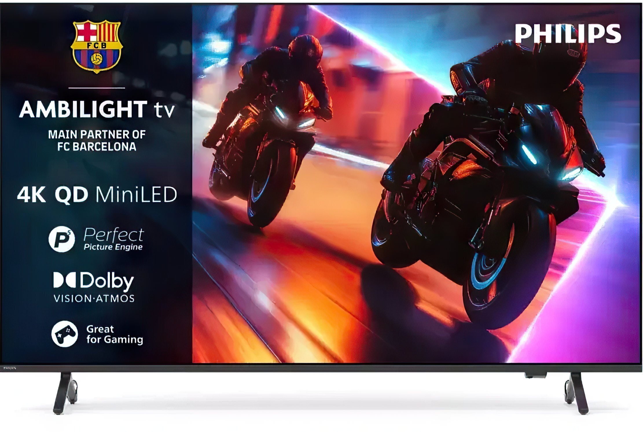 Telewizor Philips Ambilight 65MLED910/12 Telewizor 165,1 cm (65") 4K Ultra HD Smart TV Wi-Fi Czarny
