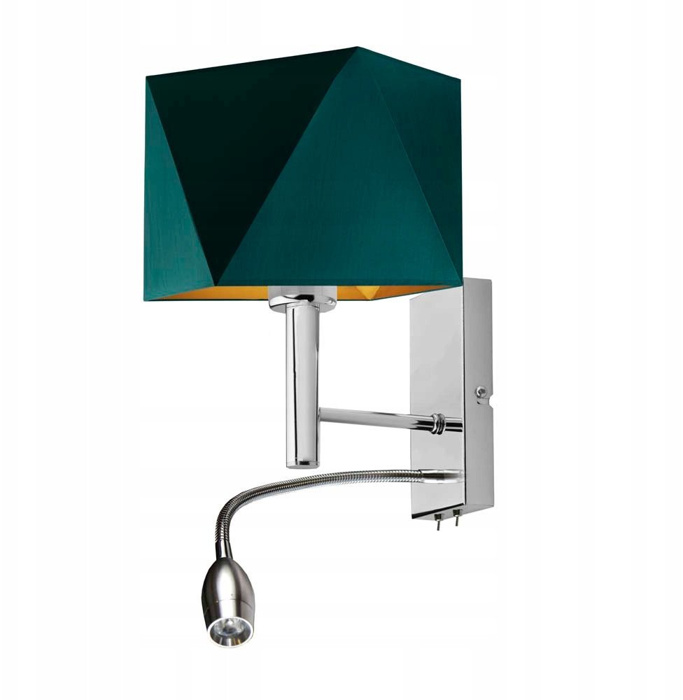 Kinkiet do czytania SALEM GOLD lampka do sypialni