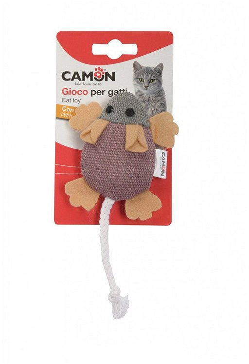 Camon Cat Toy zabawka dla kota mysz dżinsowa mała