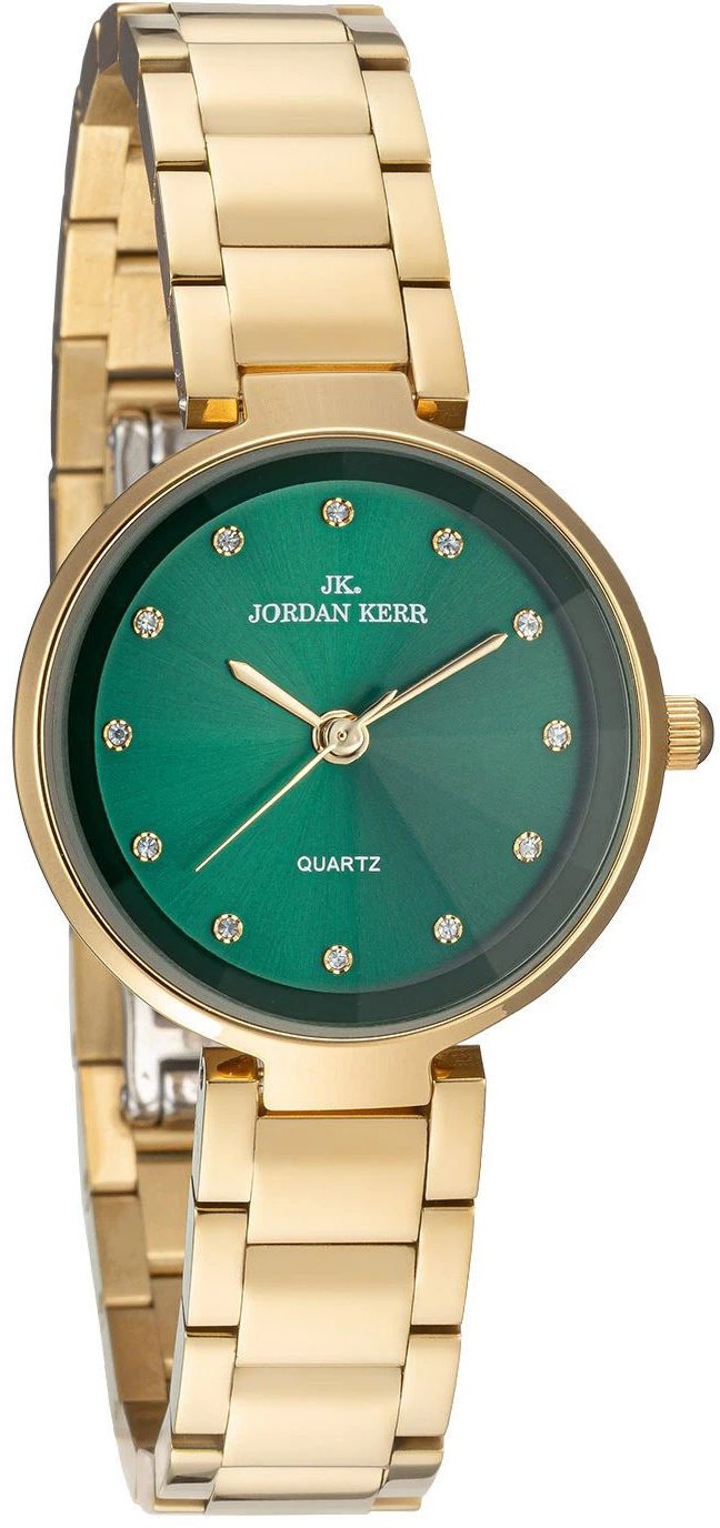 Zegarek Jordan Kerr P9003 IPG ZT damski cyrkonie 30 mm .