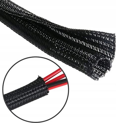 Organizer Wobell Otulina na przewody Czarny 1 sztuka