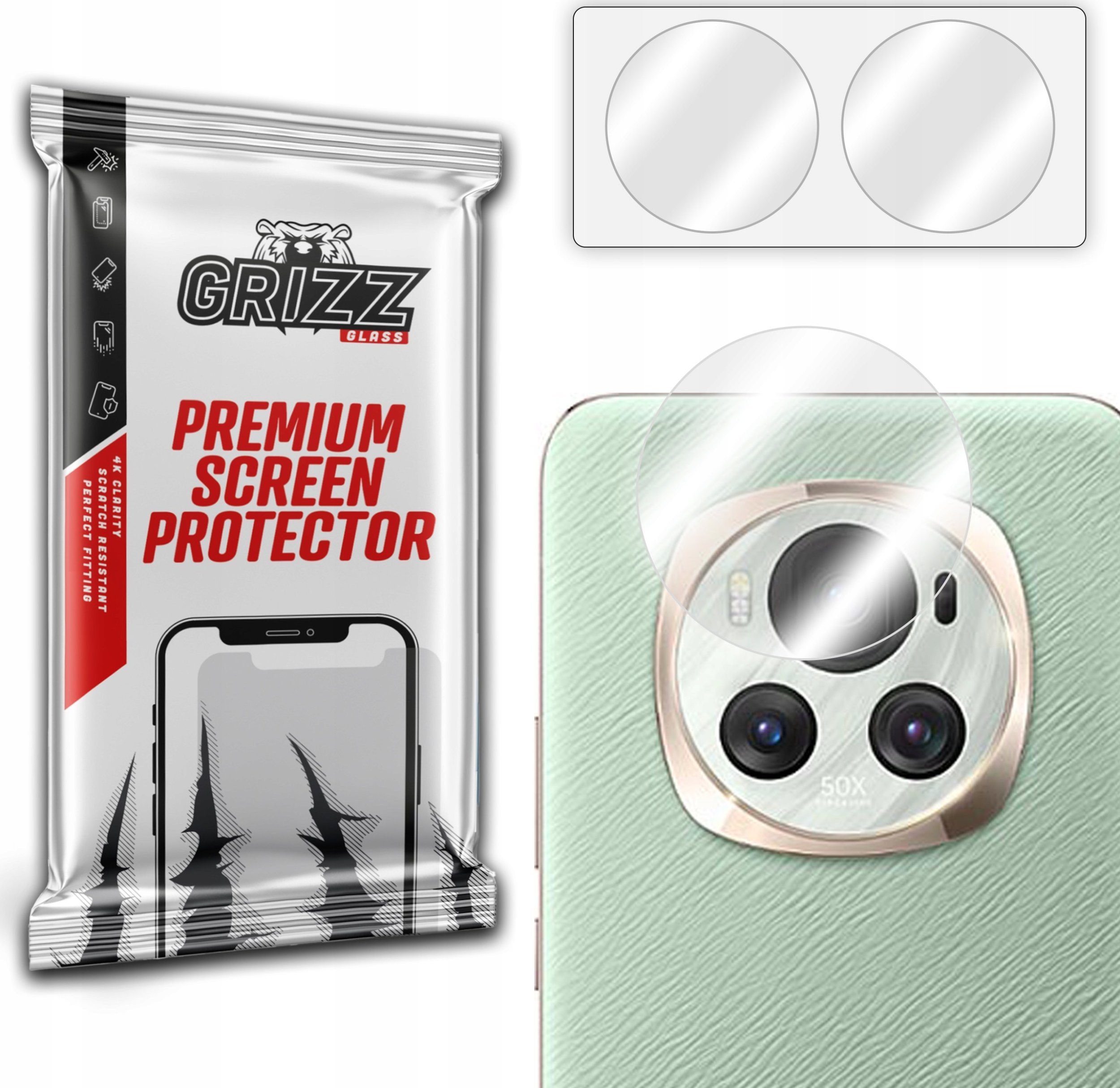 GrizzGlass Szkło na aparat GrizzGlass HybridGlass Camera do Honor Magic6